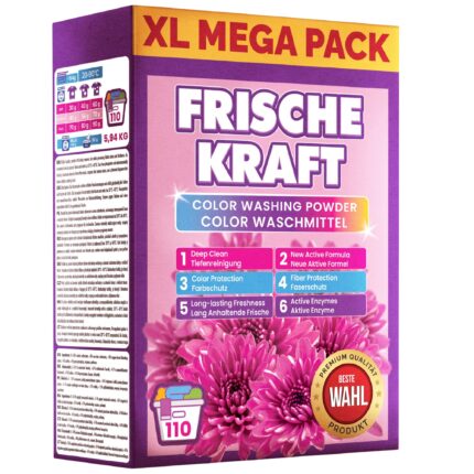 Frische Kraft Washing Powder for Colored Fabrics 110 Washes 5.94 kg